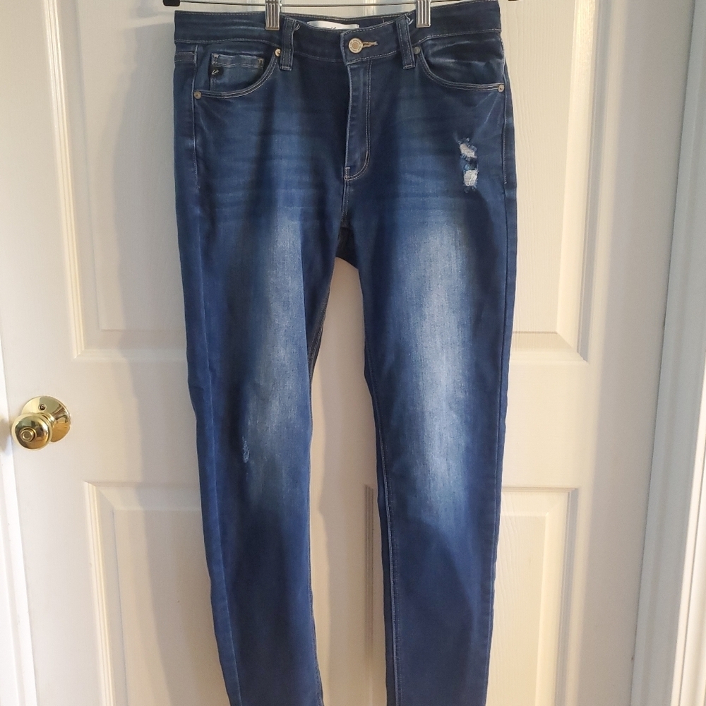 KanCan Blue Skinny Jeans with Modern Wash